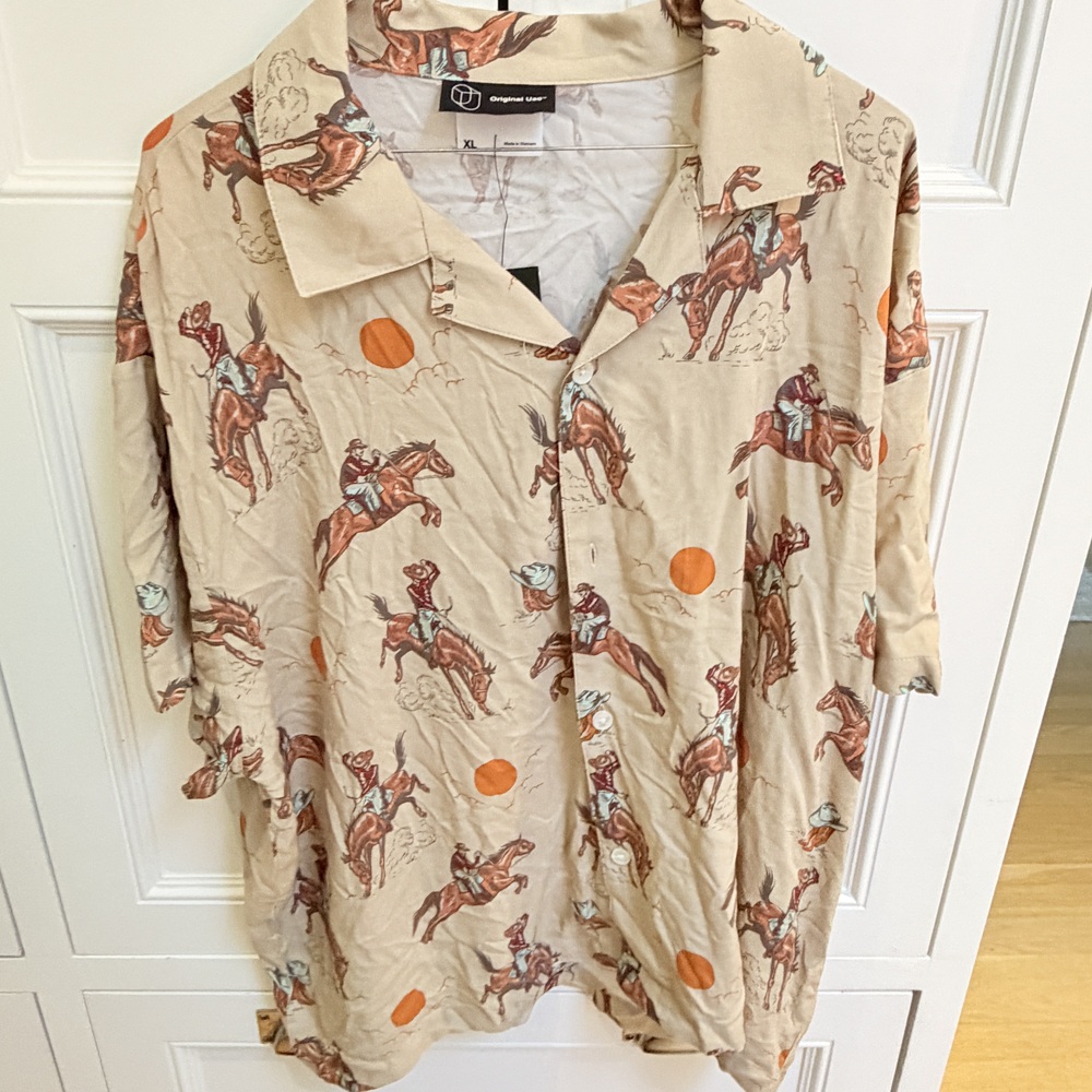 Original Use western themed shirt - NWT